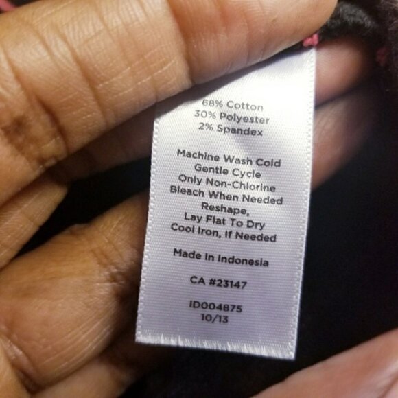 Talbots | Pink and Black Striped Fit & Flare Dress (Size 14W Petite) - Picture 5 of 8